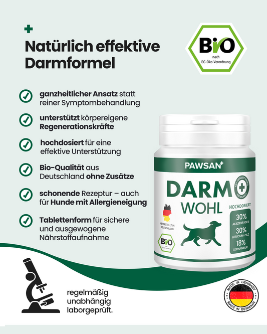 1er Pack - 100 Bio Darmtabletten Hund